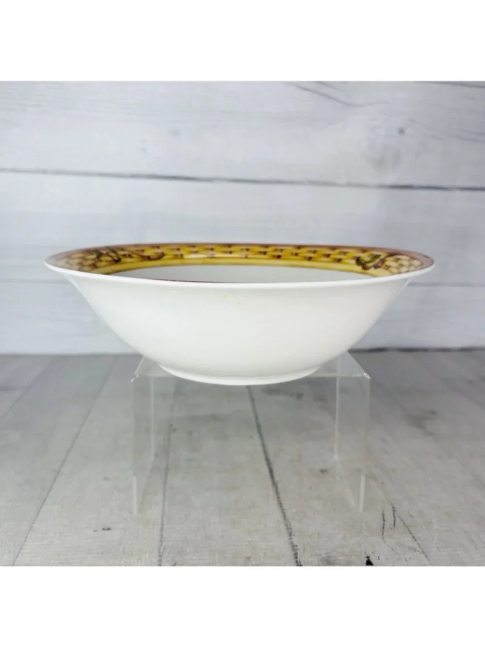 American Atelier MONKEY 5029 Jungle Bamboo Rim Porcelain 9